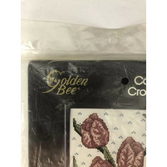 Golden Bee Counted Cross Stitch Tulips and Hearts - Picture 4 of 5